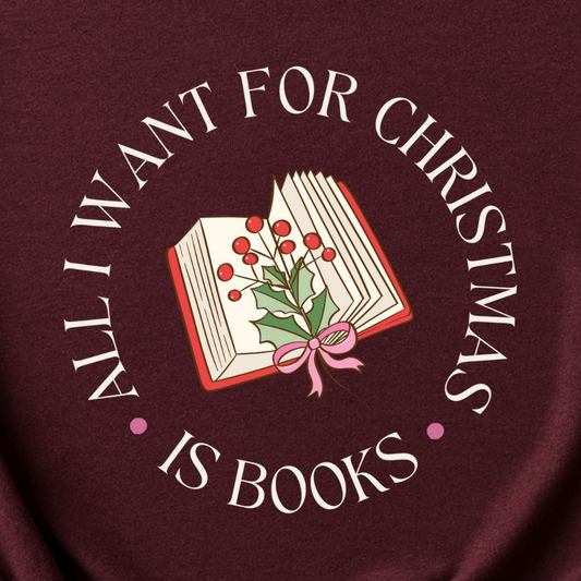 All I Want For Christmas Is Books T-shirt