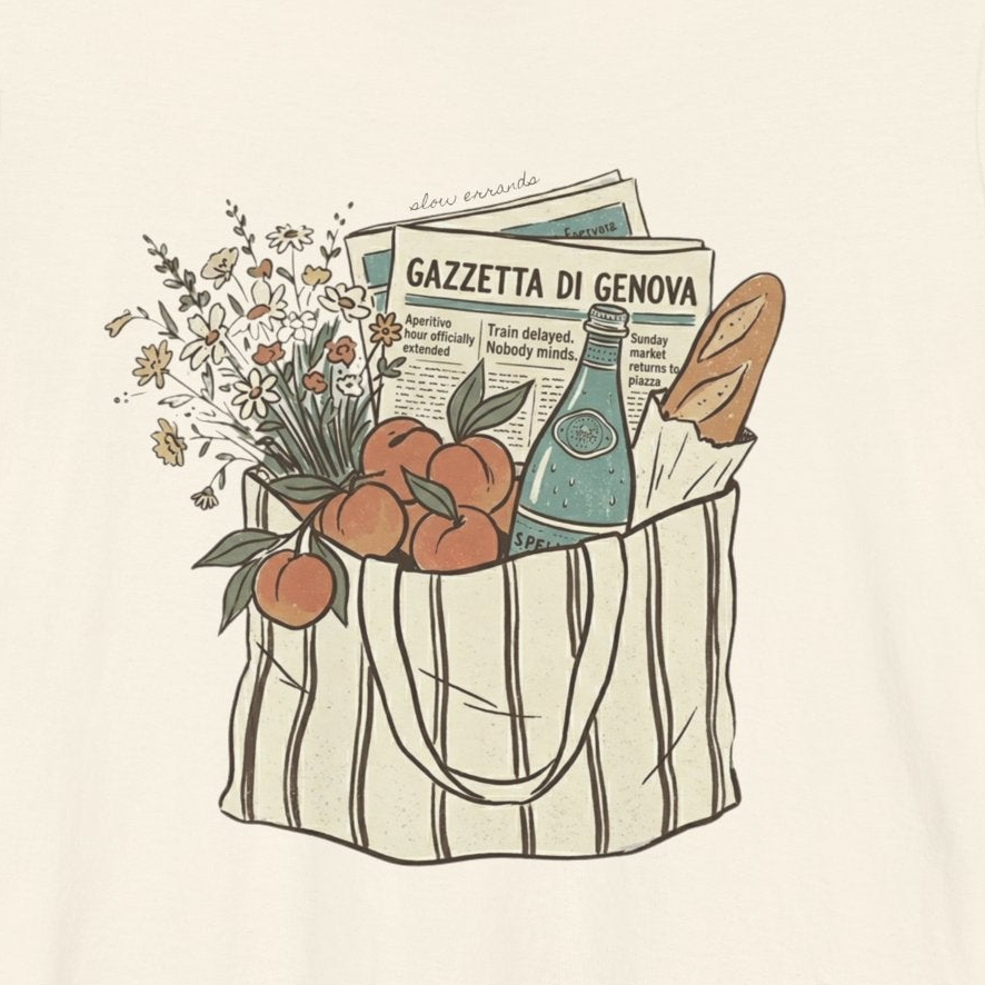 SLOW MORNING ERRANDS — Slow Living T-Shirt
