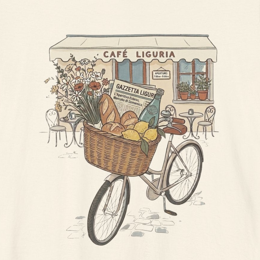 SLOW MARKET RIDE — Italian T-Shirt