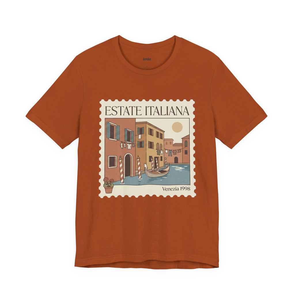 Venezia Estate Italiana — Postage Stamp T-Shirt