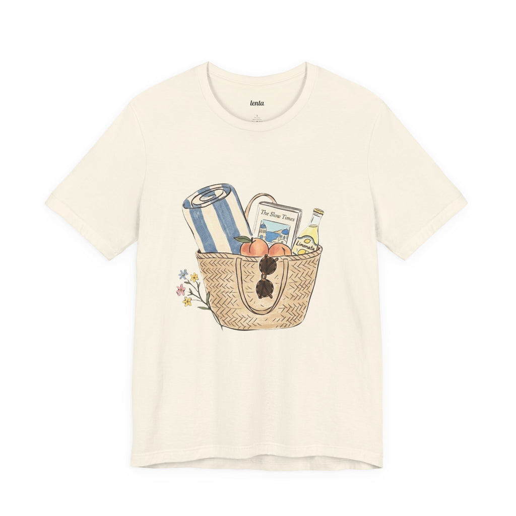 SLOW SEASIDE PICNIC — Italian T-Shirt