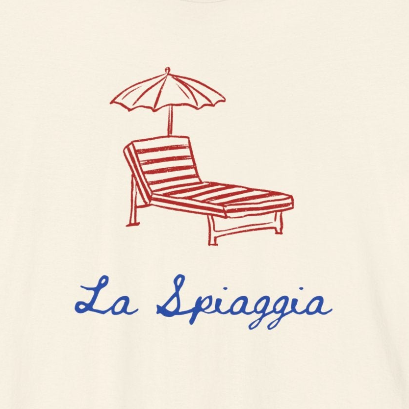 LA SPIAGGIA — Slow Living T-Shirt