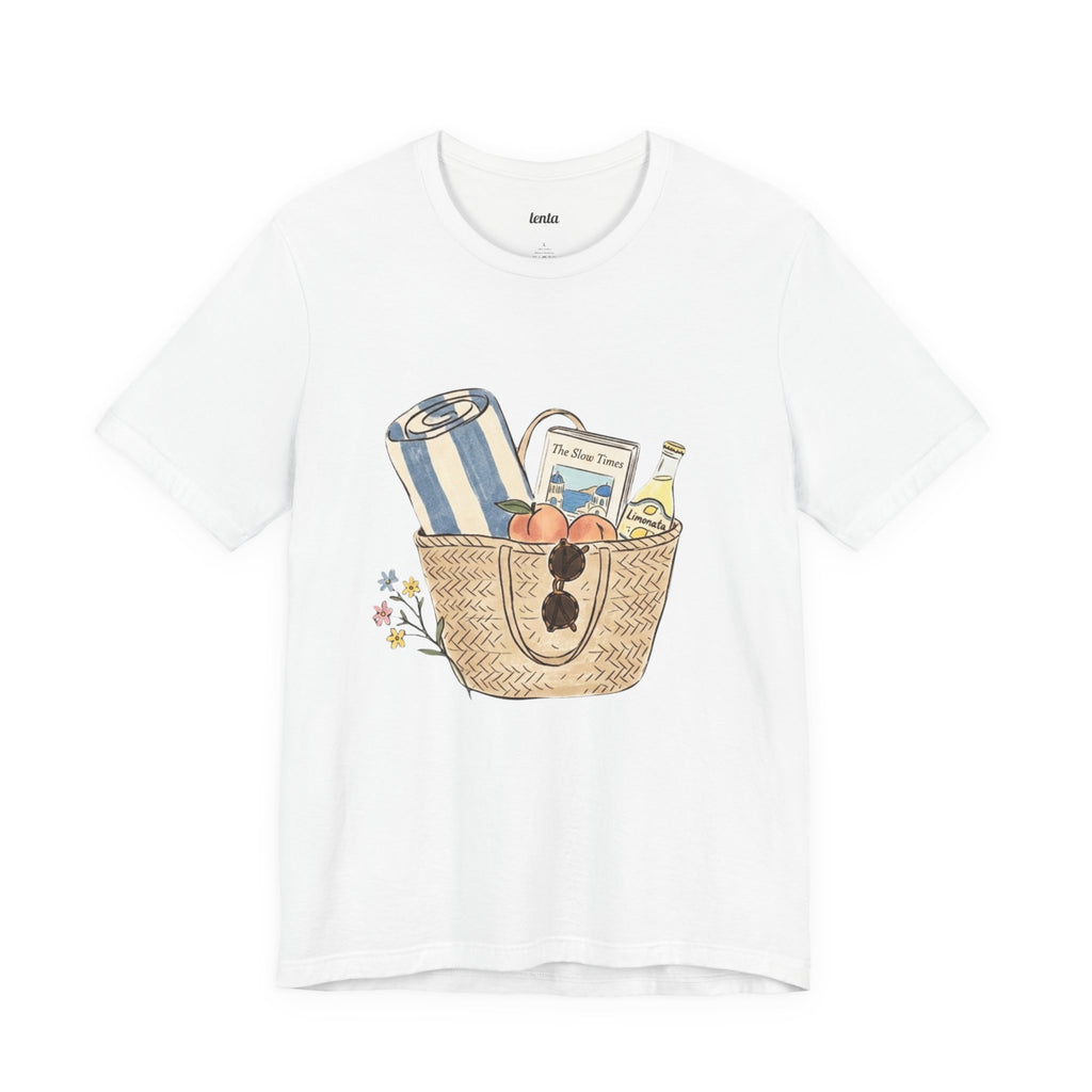SLOW SEASIDE PICNIC — Italian T-Shirt