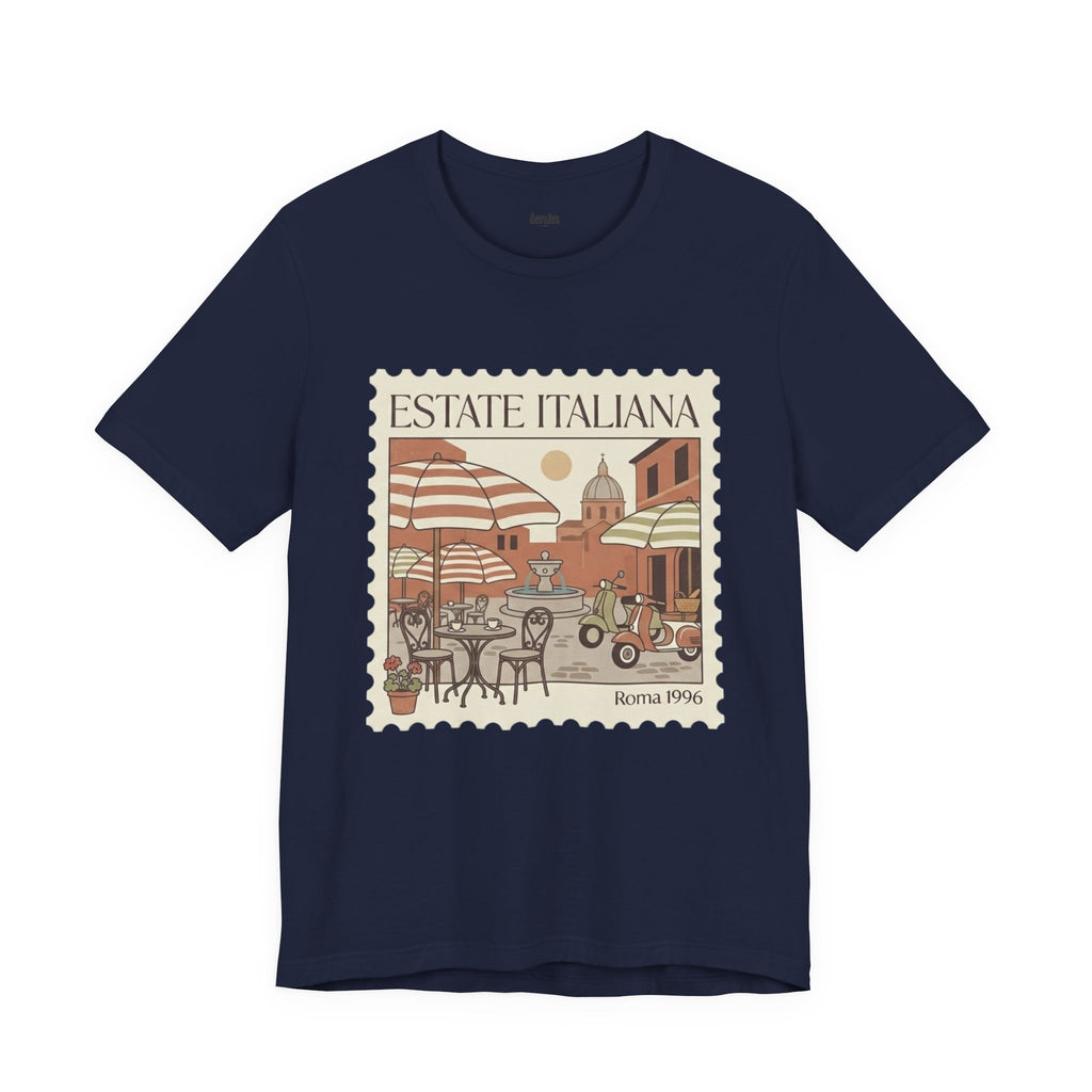 Roma Estate Italiana — Postage Stamp T-Shirt
