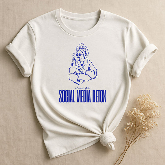 Closed For Social Media Detox T-shirt