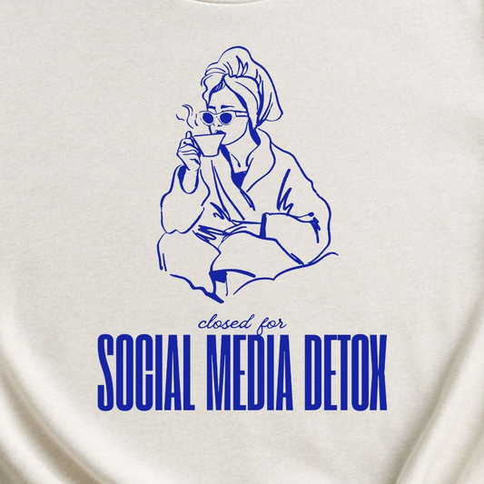 Closed For Social Media Detox T-shirt
