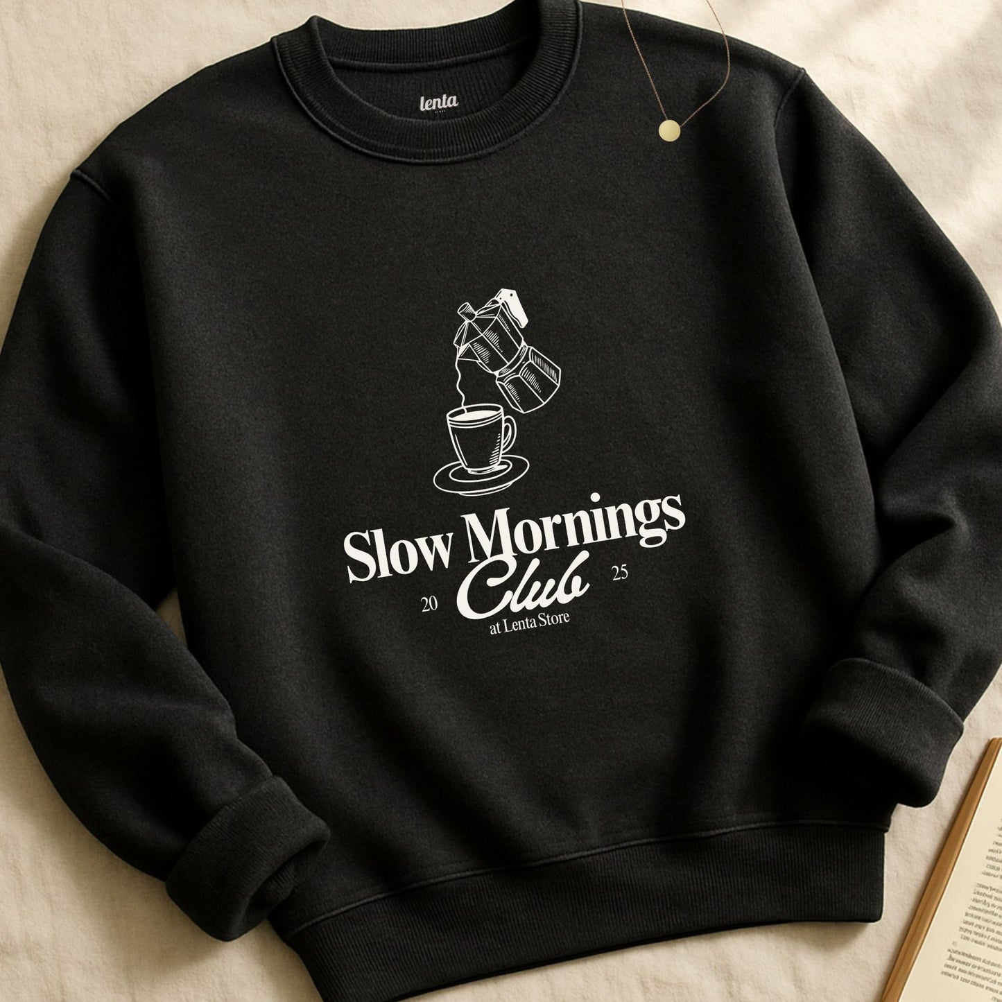 Slow Morning Club, Moka Ed., Sweatshirt