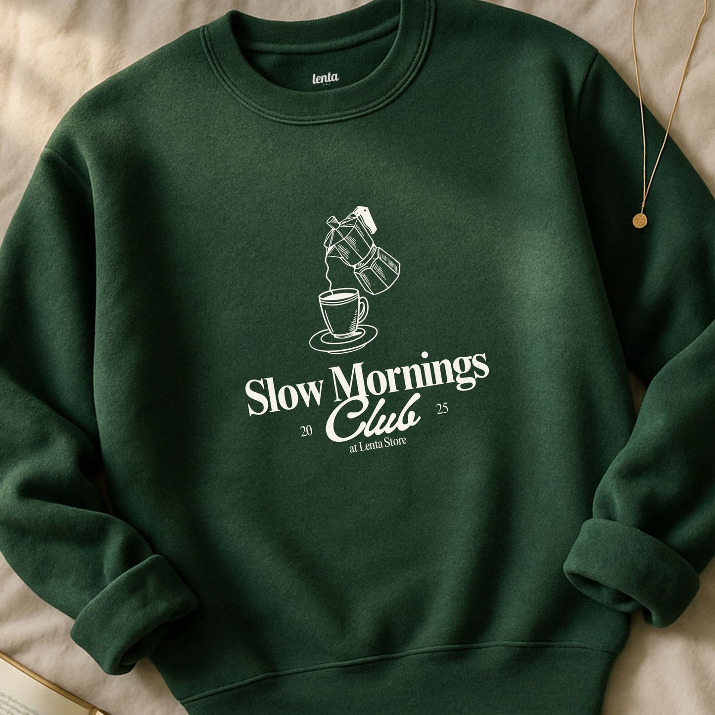 Slow Morning Club, Moka Ed., Sweatshirt