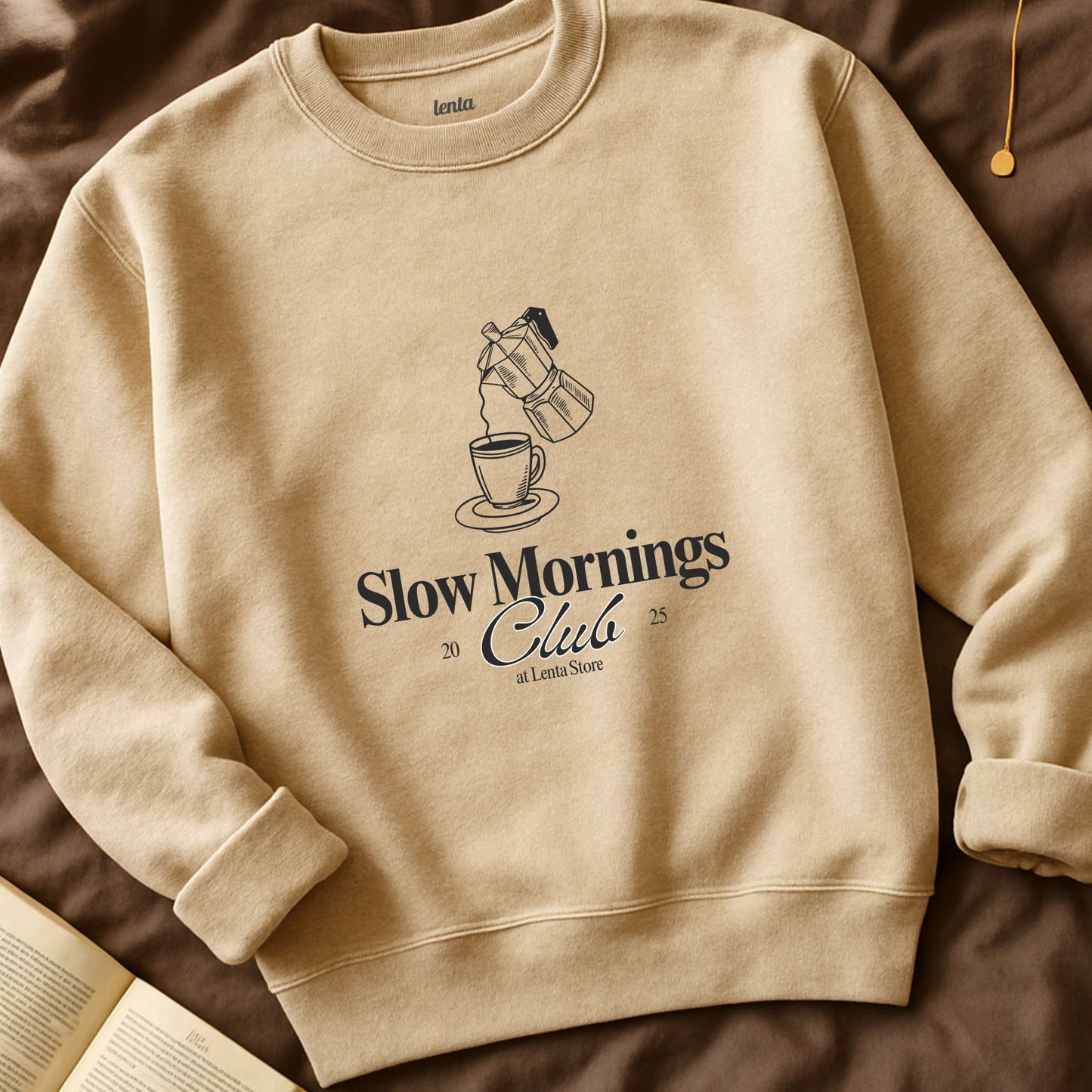 Slow Morning Club, Moka Ed., Sweatshirt