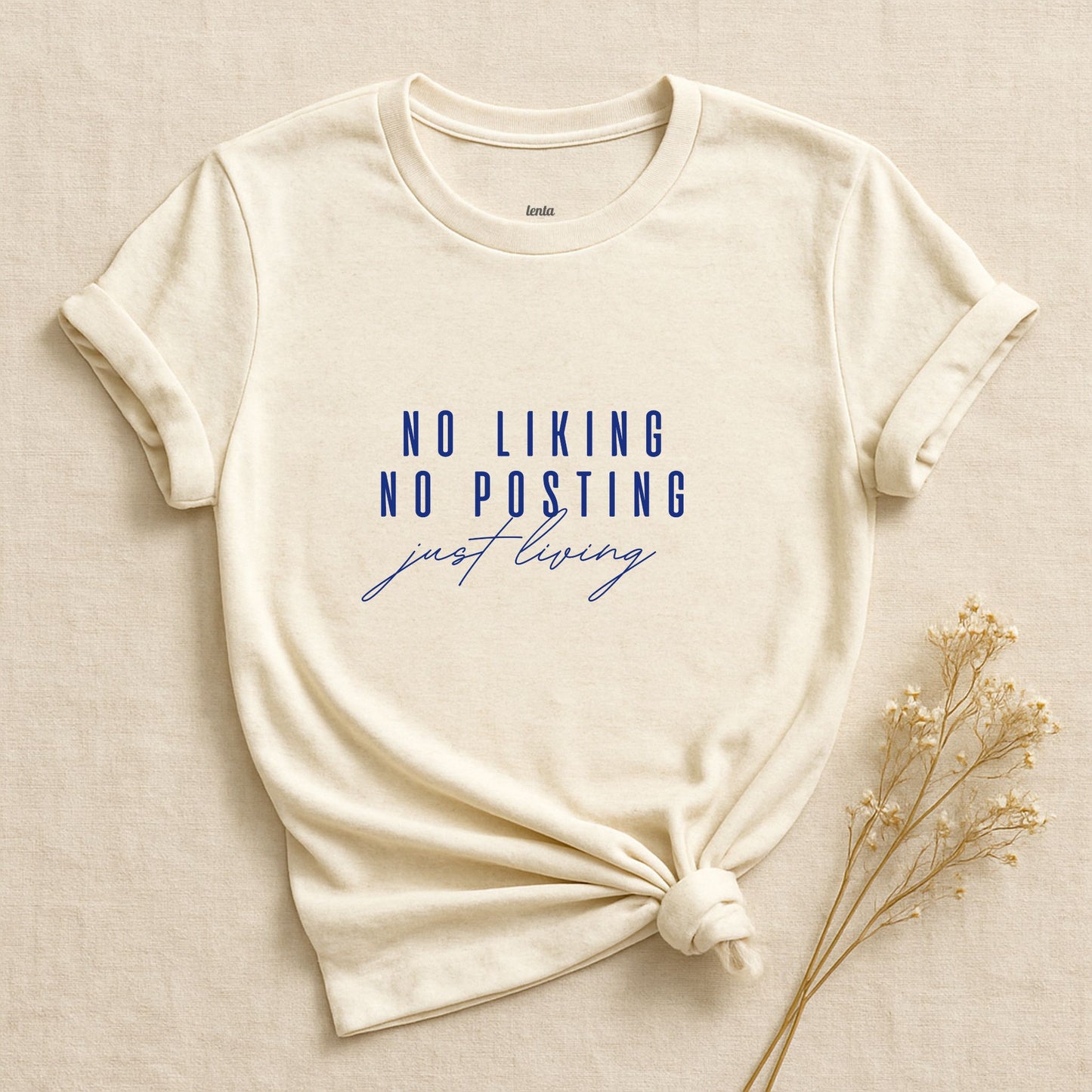 No Liking, No Posting, T-Shirt