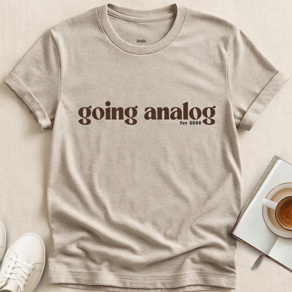 Going Analog 2026, T-Shirt