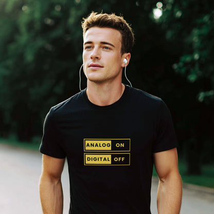 Analog-On, Digital-Off, T-Shirt