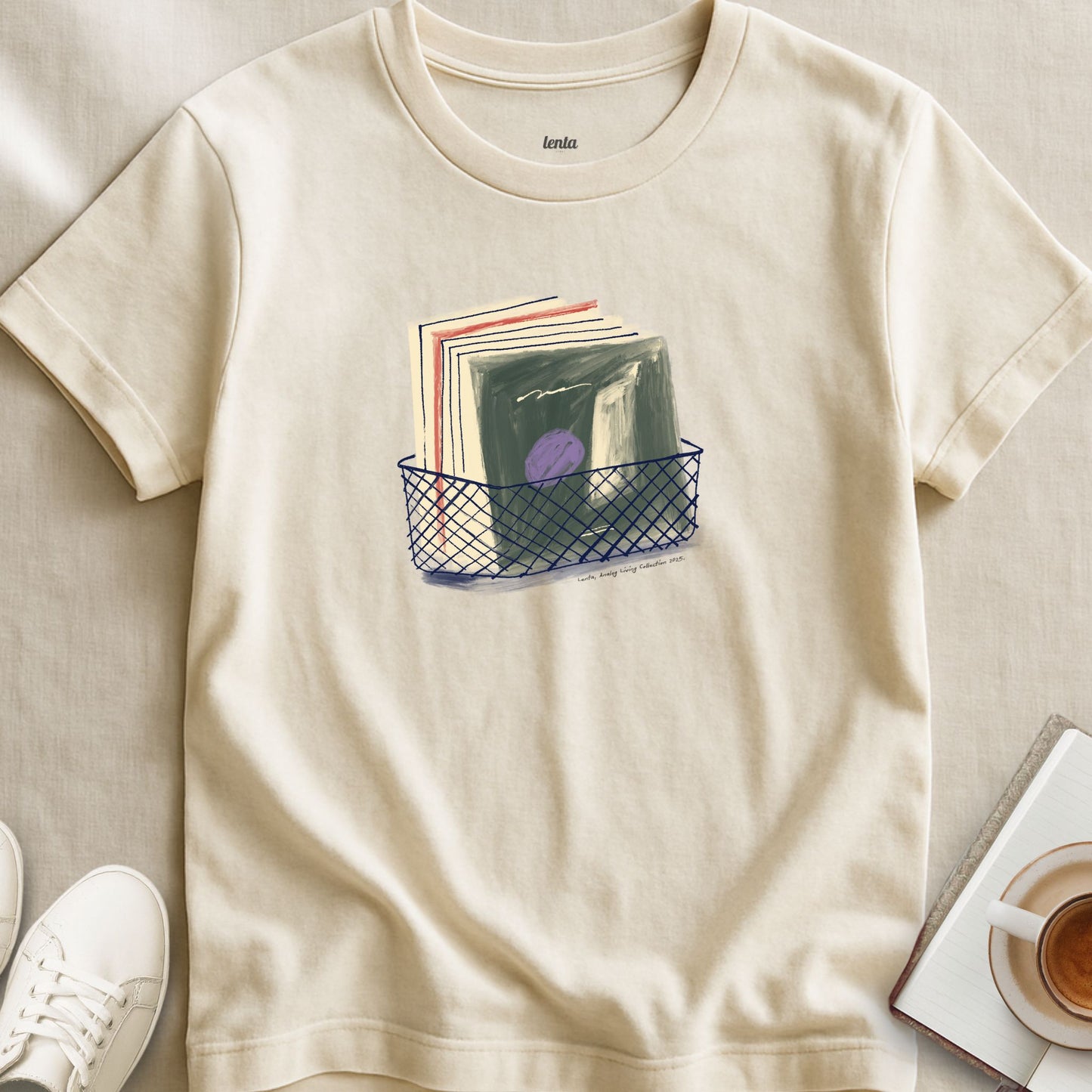 Vinyl Watercolor, T-Shirt