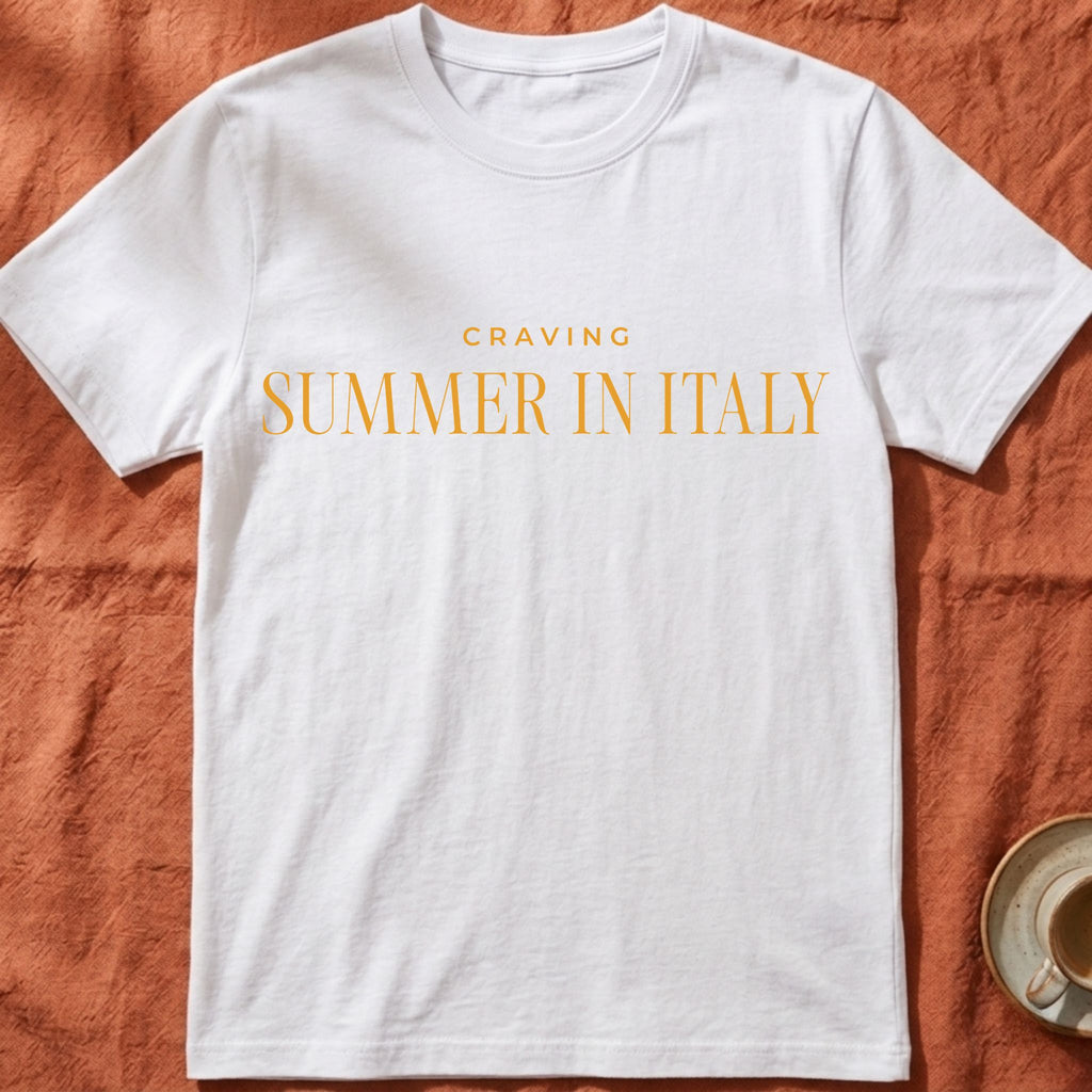 Craving Summer In Italy — Slow Living T-Shirt