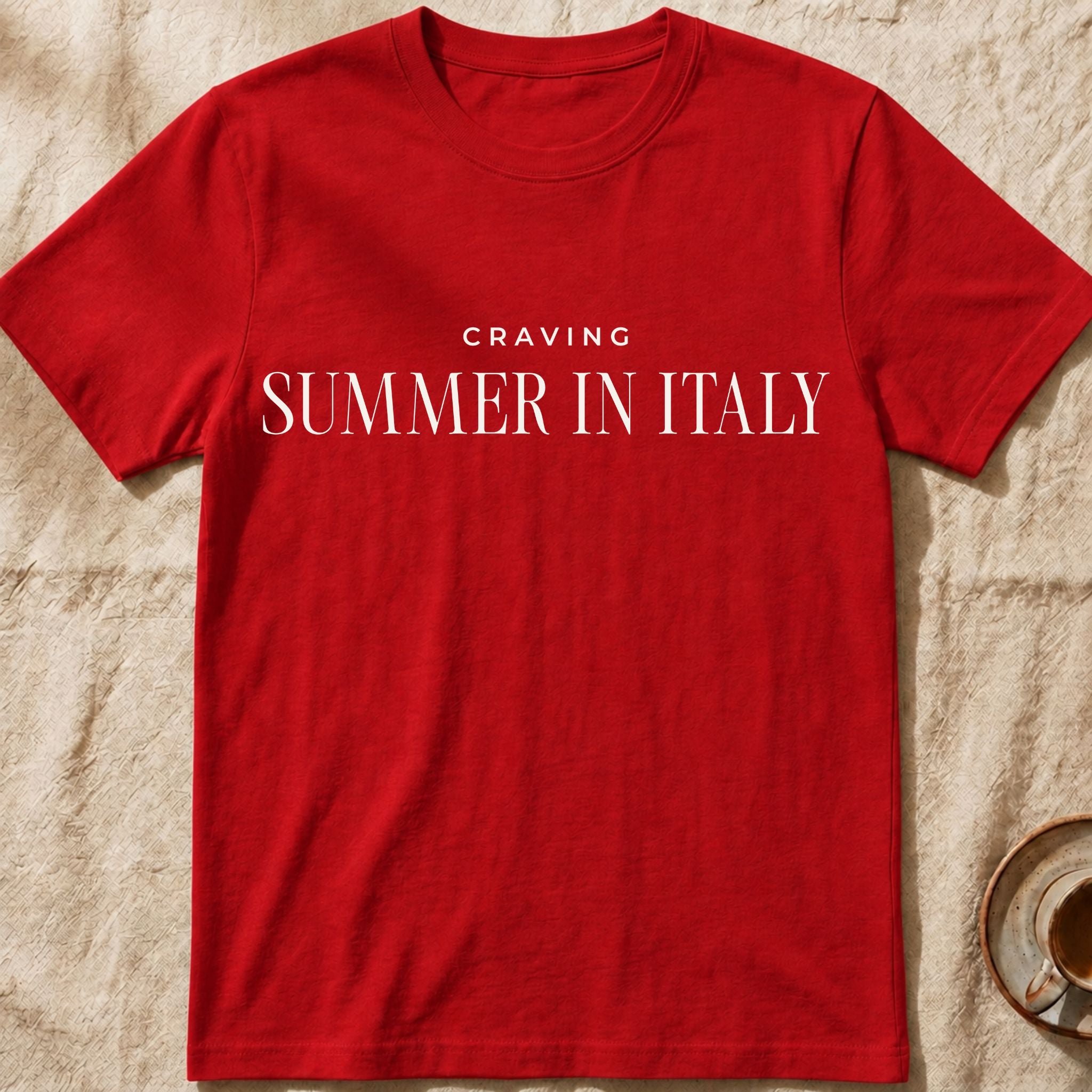 Craving Summer In Italy — Slow Living T-Shirt