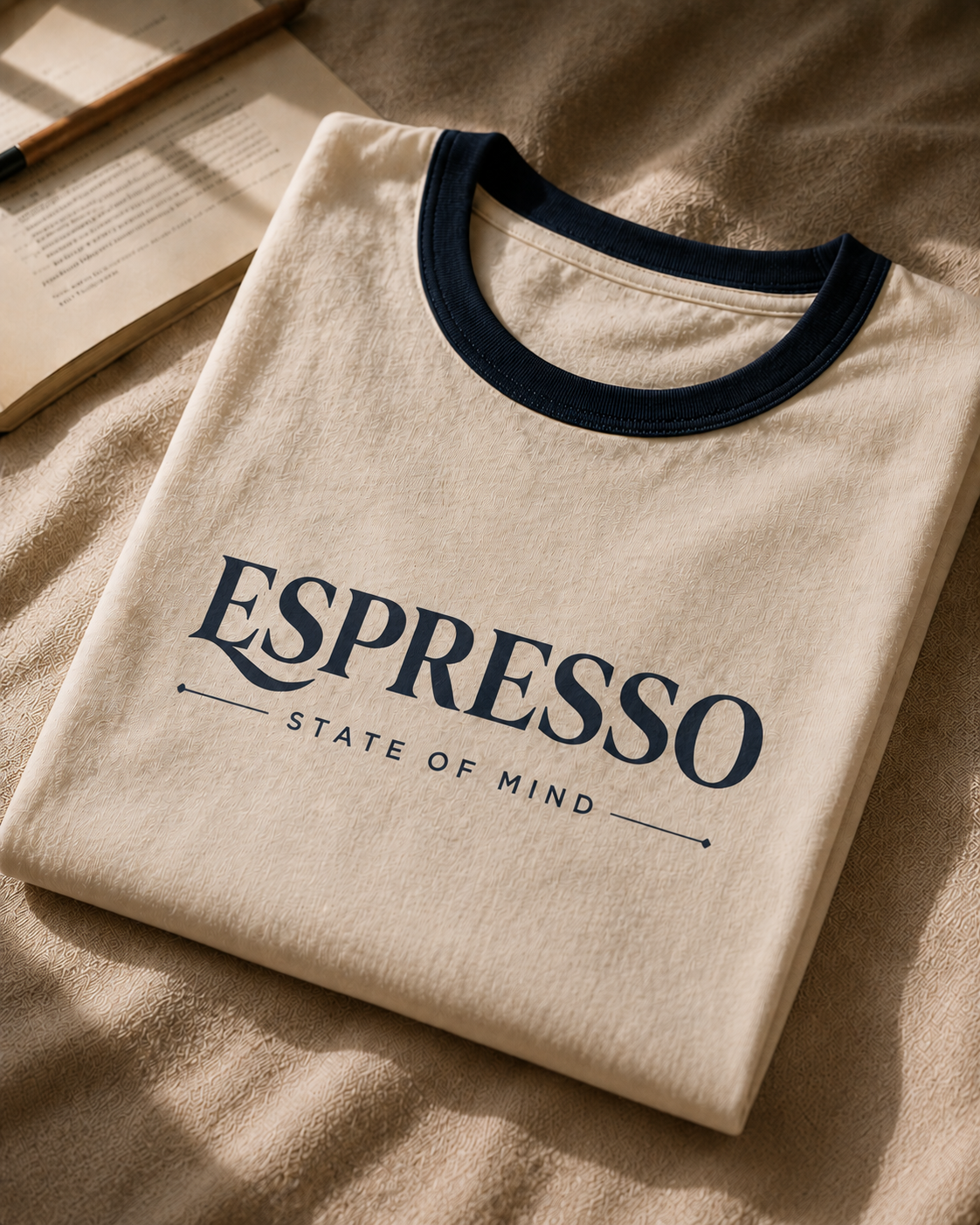 Espresso State Of Mind — Ringer T-Shirt