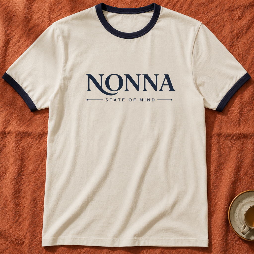 Nonna State Of Mind — Ringer T-Shirt