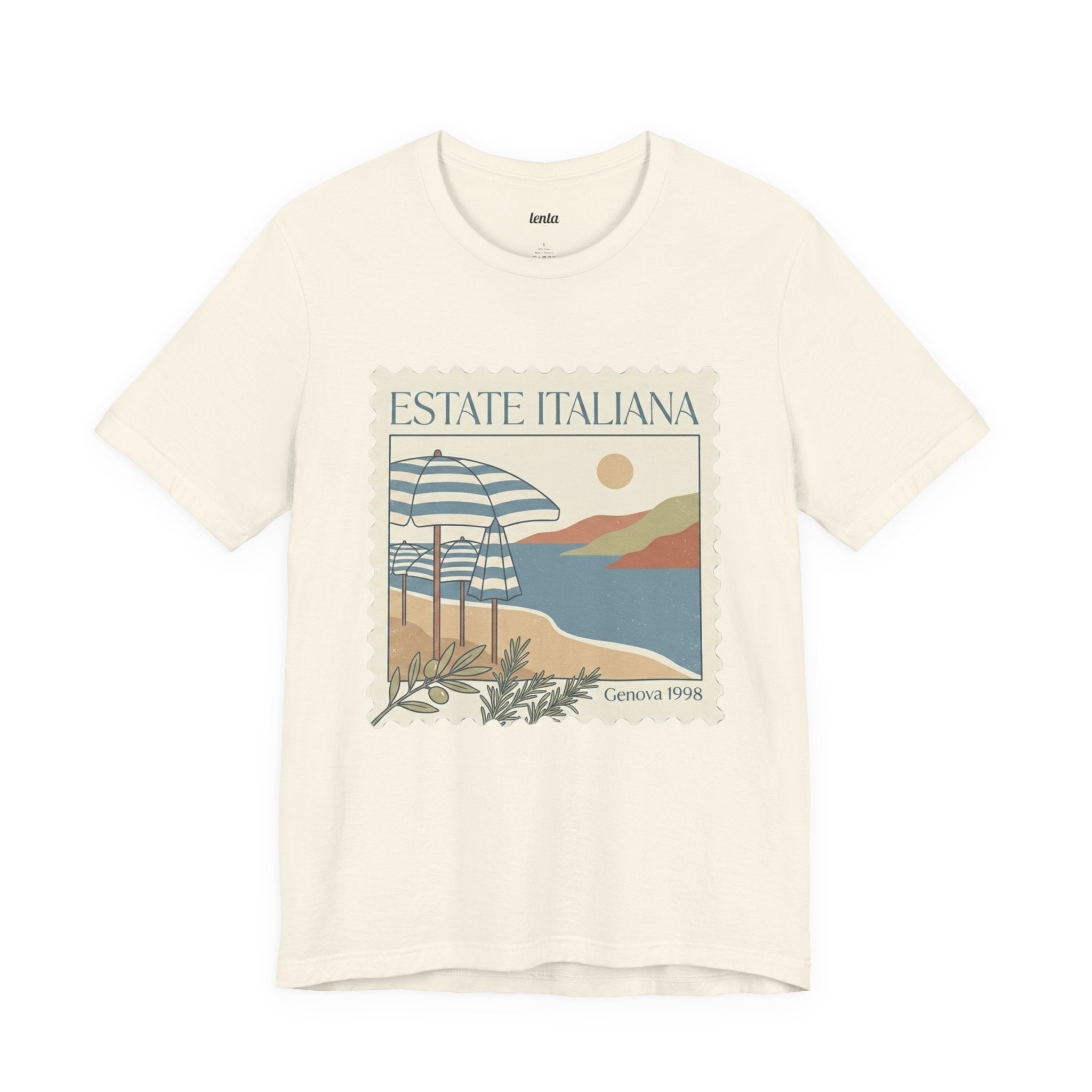 Genova Estate Italiana — Postage Stamp T-Shirt