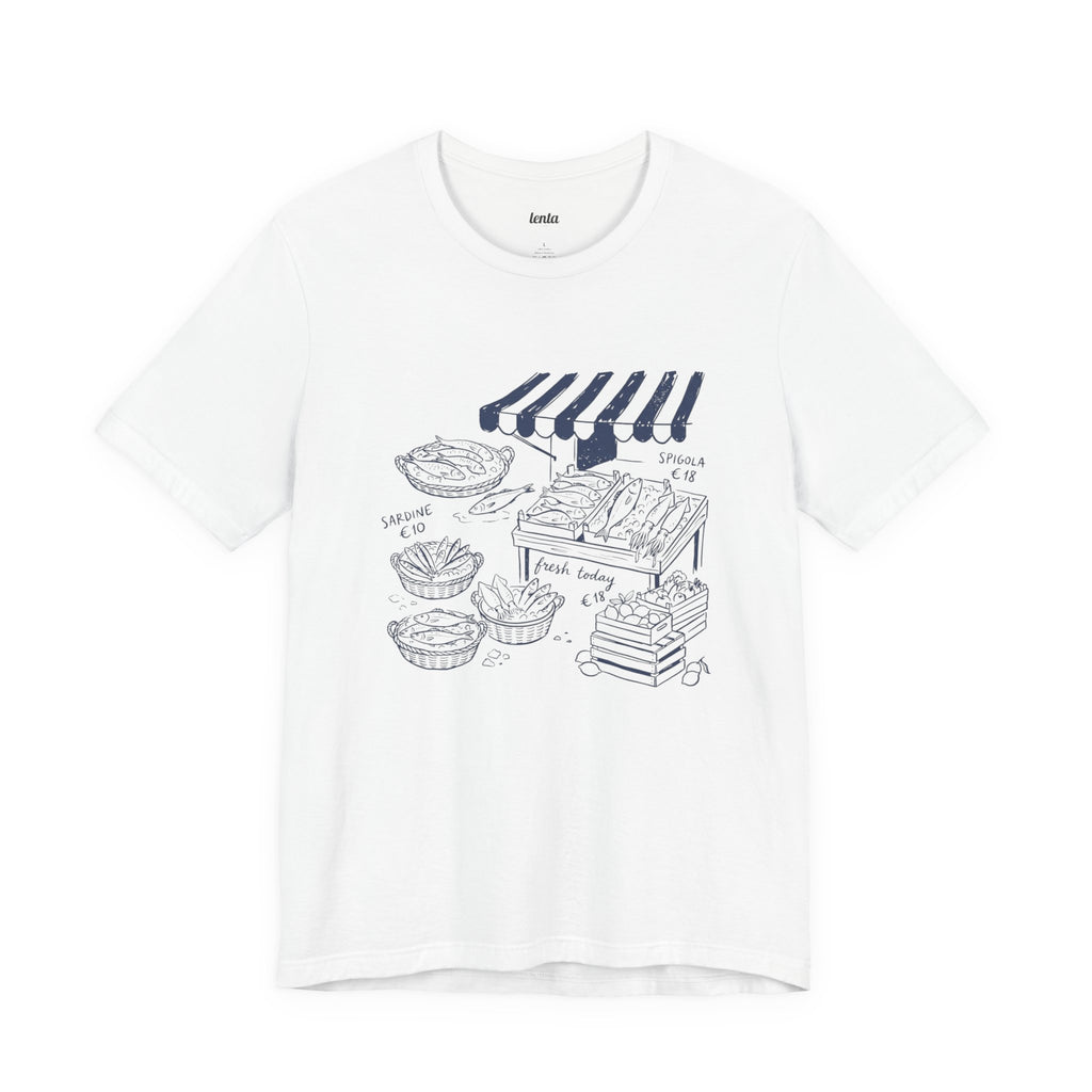 SLOW SARDINE MARKET — Italian T-Shirt