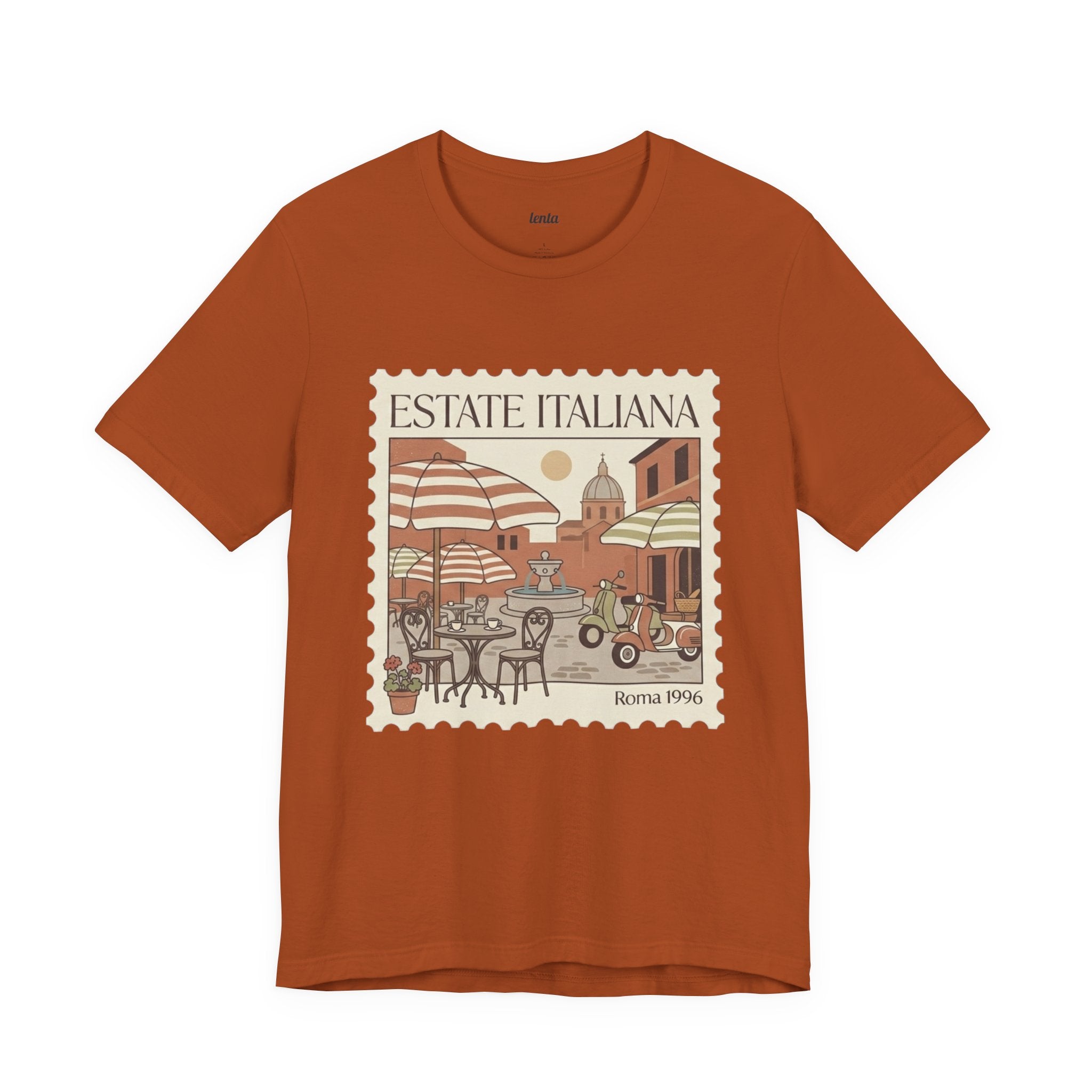 Roma Estate Italiana — Postage Stamp T-Shirt