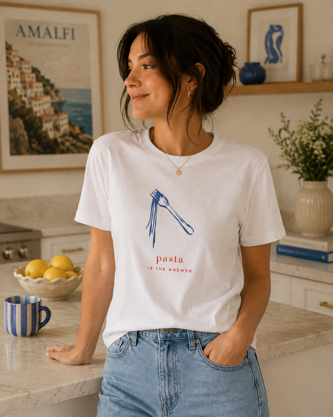Pasta Is The Answer — T-Shirt