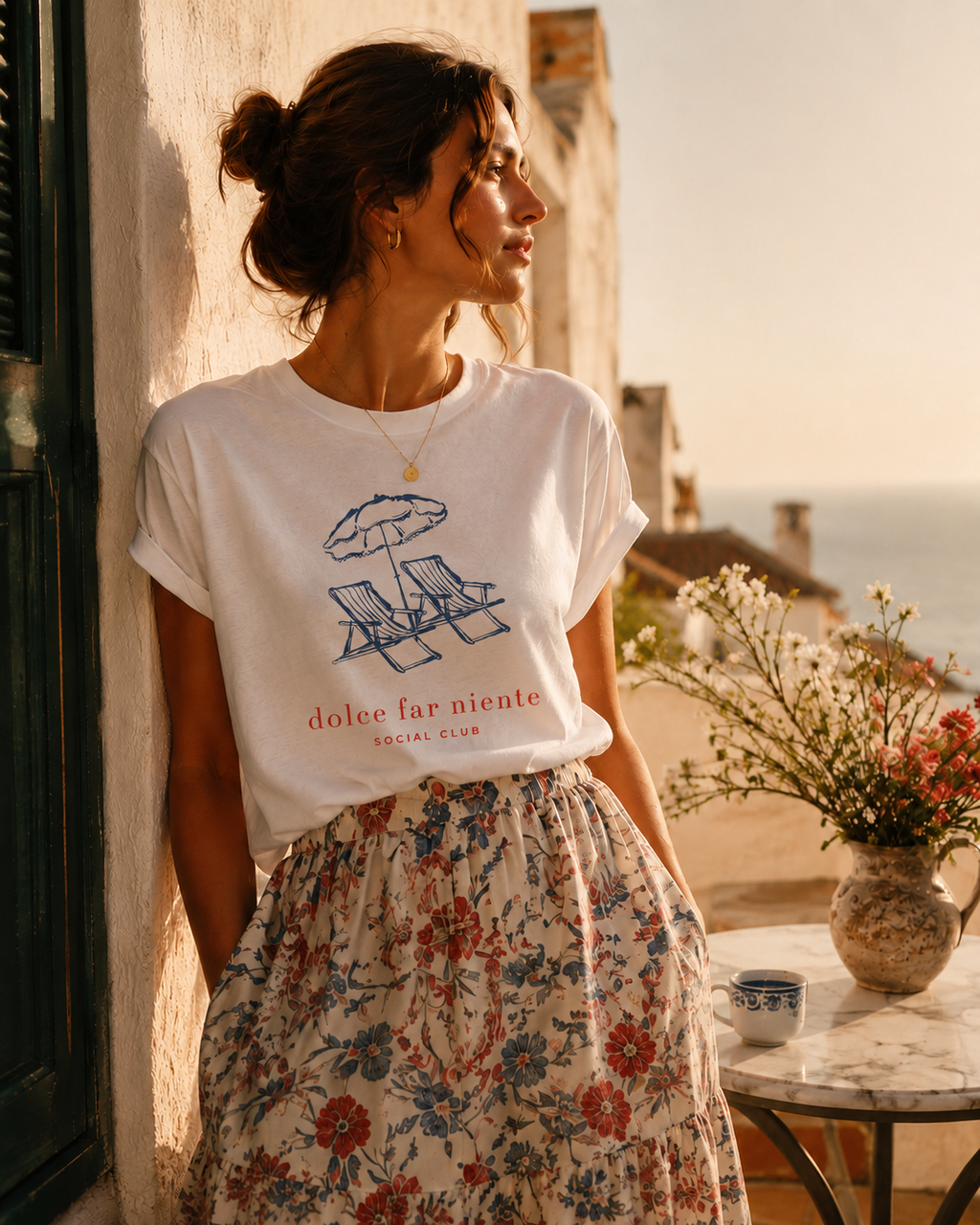 Dolce Far Niente Social Club — T-Shirt