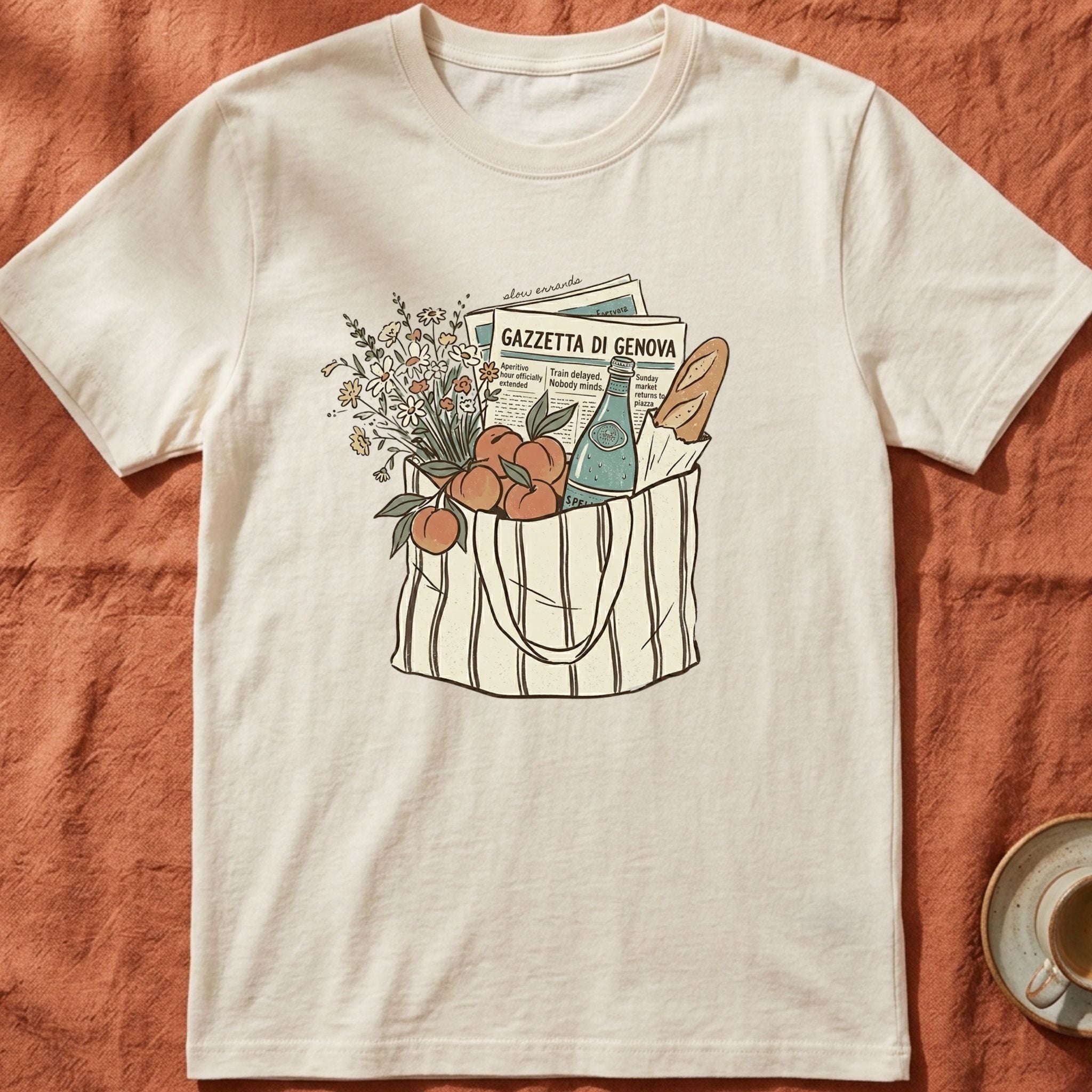 Morning Errands — Slow Living T-Shirt