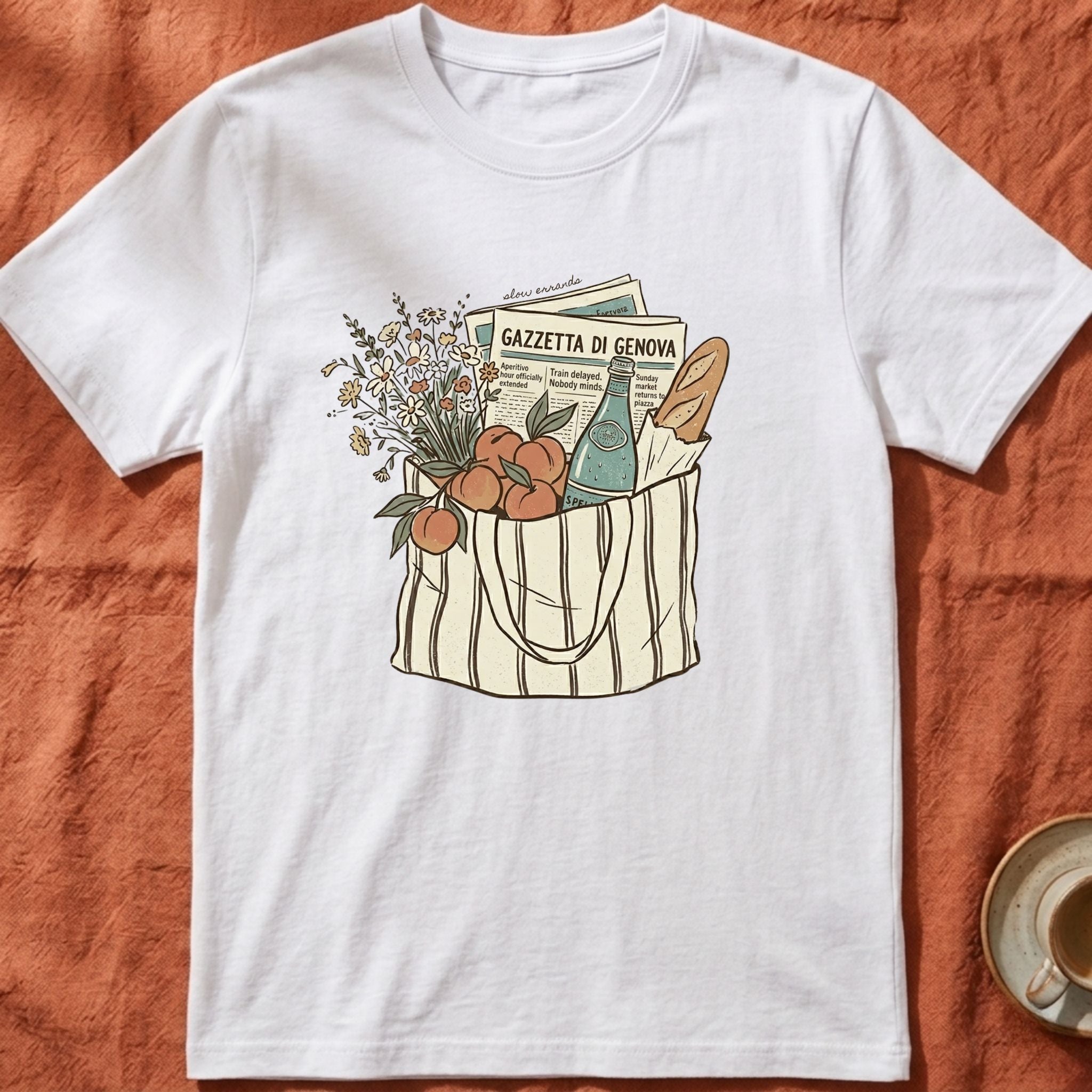 Morning Errands — Slow Living T-Shirt